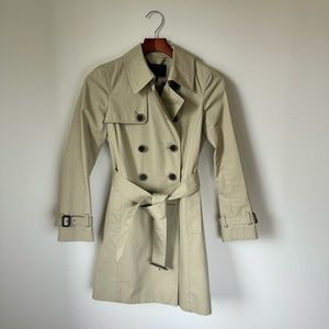 JCrew Collection Icon Trench Coat, Size 0